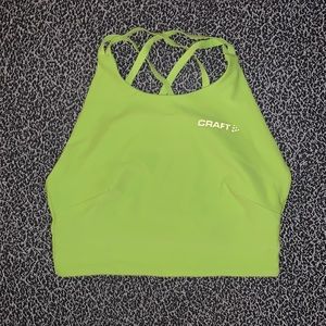 Craft Strappy Crop Top for Running & Cycling NWOT